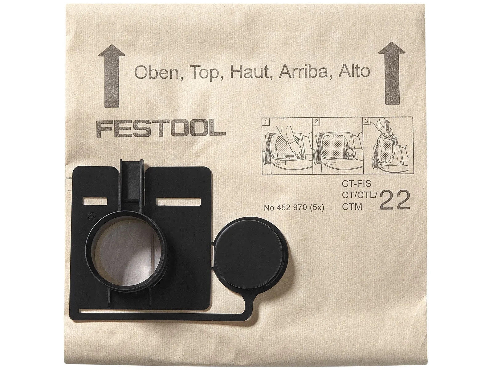 FESTOOL ACCESSORY 452972 FIS-CT/CTL/CTM 44/5 Filter bag