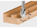 FESTOOL ACCESSORY 490978 HW Spi S8 D6/16 Spiral groove cutter HW shank 8 mm