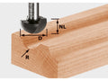 FESTOOL ACCESSORY 490983 HW S8 R4 Flute cutter HW shank 8 mm