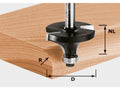 FESTOOL ACCESSORY 491016 HW S8 D38.1/R12.7 KL Chamfer ogee cutter HW shank 8 mm