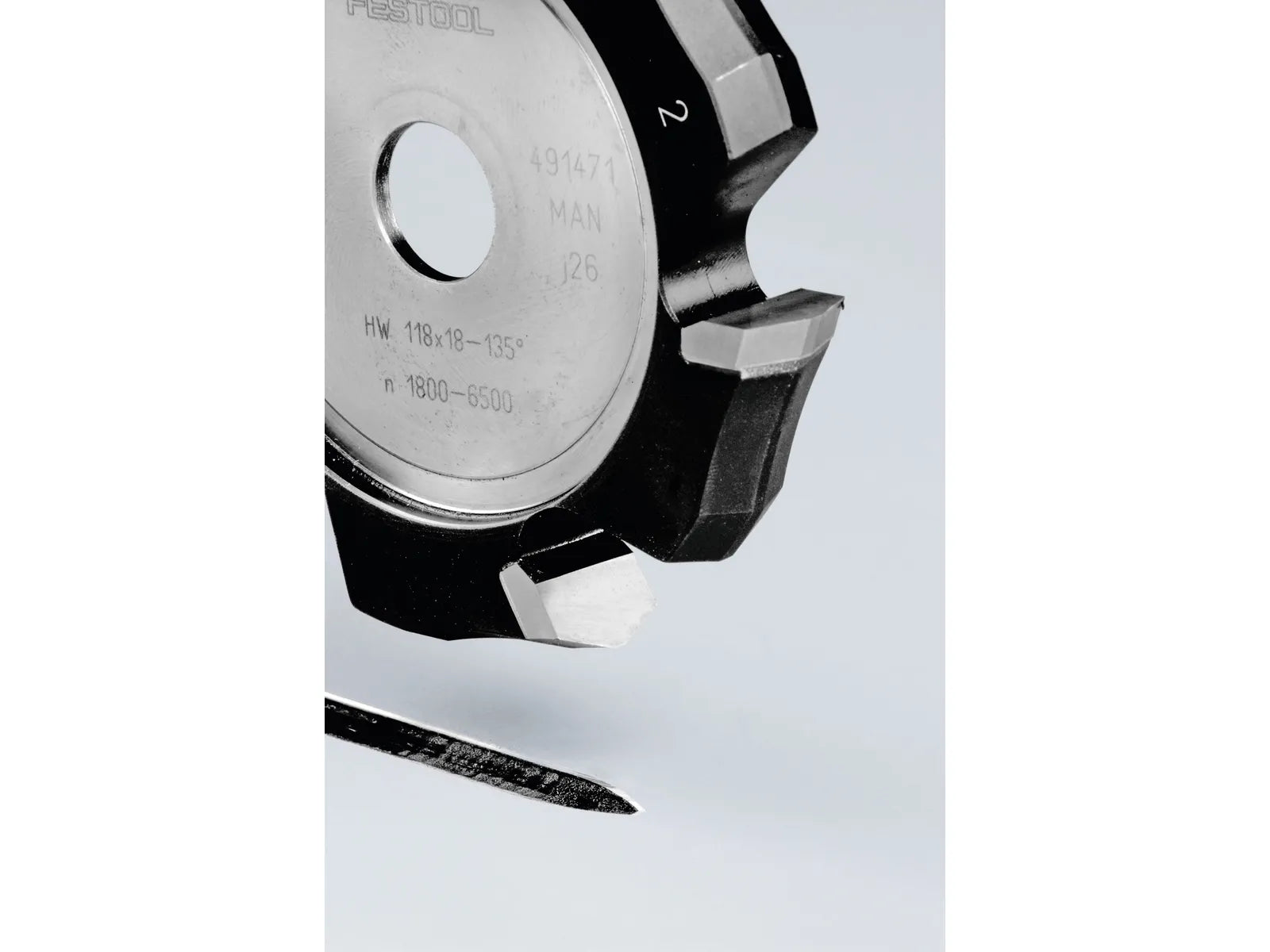 FESTOOL ACCESSORY 491471 HW 118x18-135 degree/Alu V-grooving bit