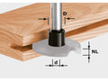 FESTOOL ACCESSORY 499805 Cutter spindle S8 1.5-5 D14