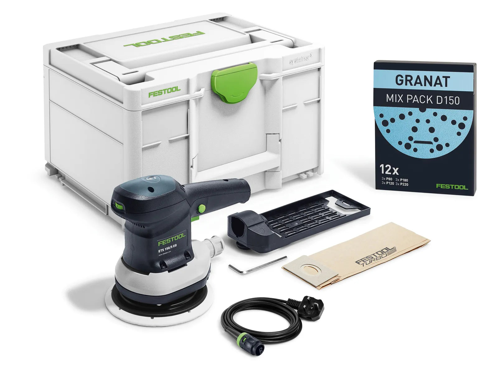 FESTOOL 576083 Eccentric Sander ETS 150/5 EQ-Plus GB 240V