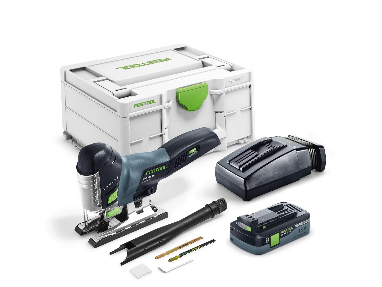 FESTOOL 576526 Cordless Pendulum Jigsaw PSC 420 HPC 4.0 EB I-Plus GB