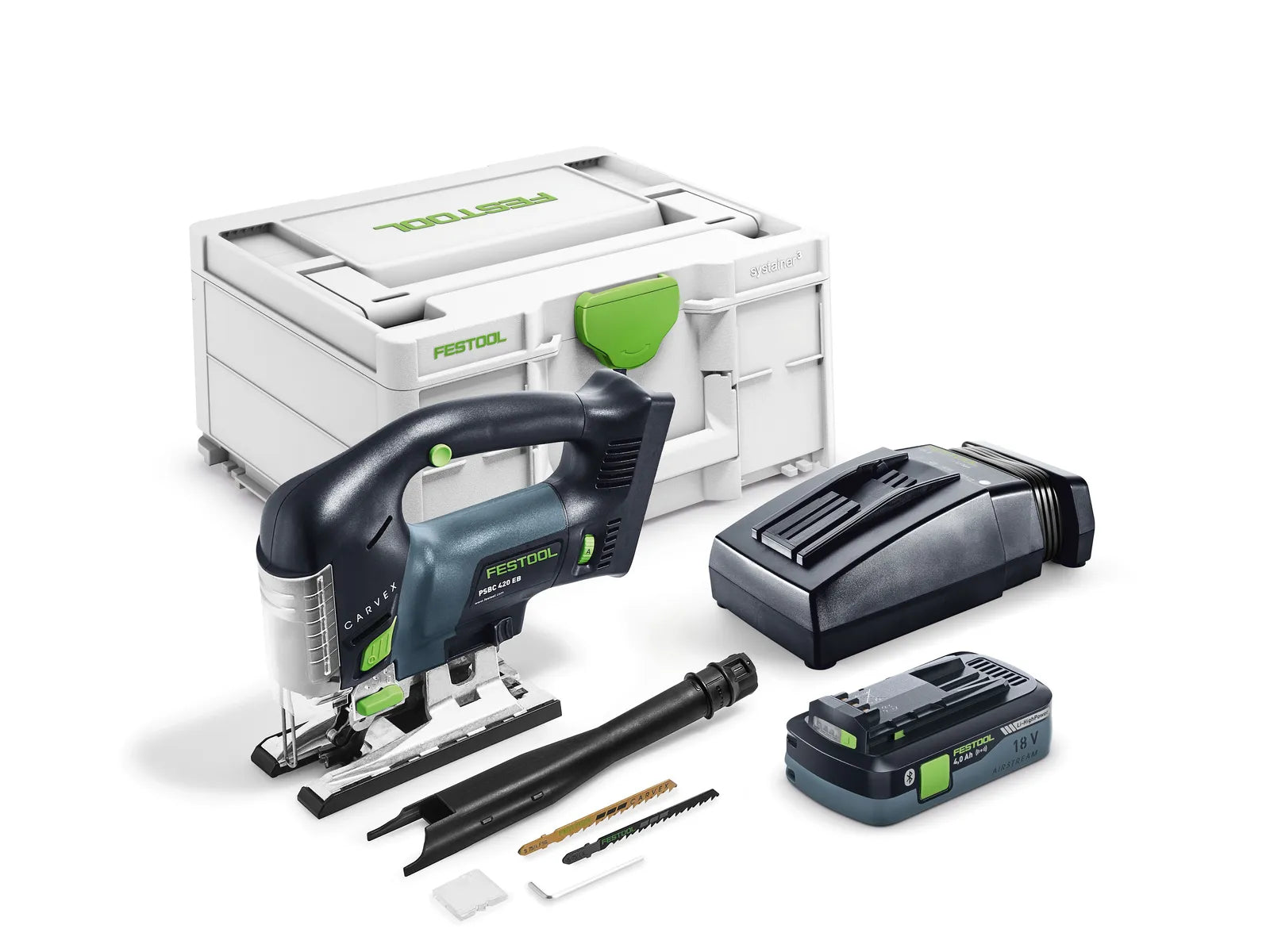 FESTOOL 576533 Cordless Pendulum Jigsaw PSBC 420 HPC 4.0 EB I-Plus GB