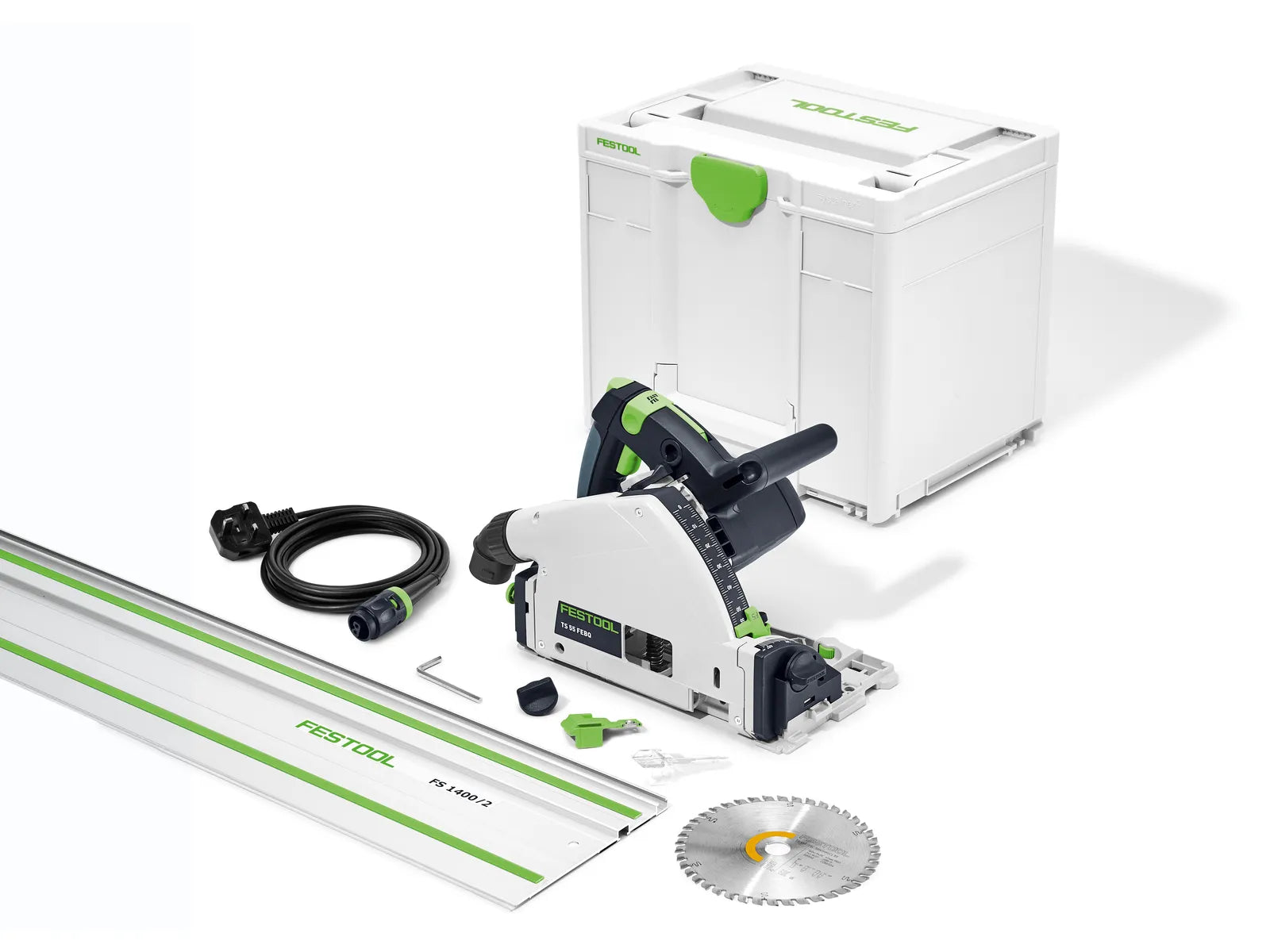 FESTOOL 577012 Plunge Saw TS 55 FEBQ-Plus-FS GB 240V