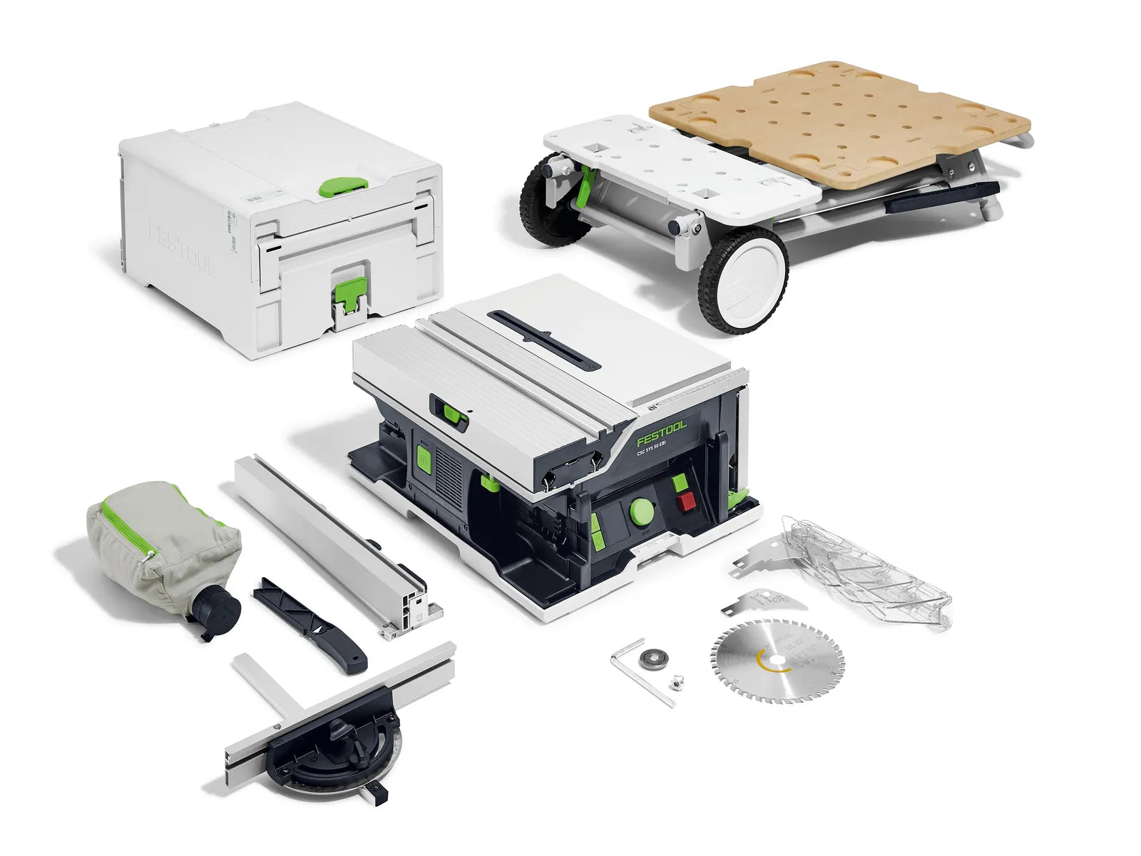 FESTOOL 577371 Cordless table saw CSC SYS 50 EBI-Basic-Set