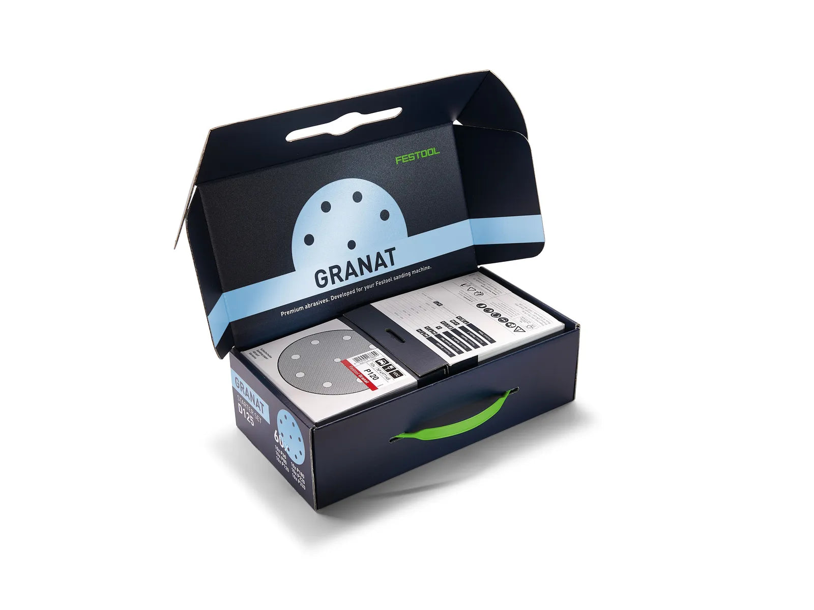 FESTOOL ACCESSORY 578668 Abrasives Granat D125 GR-Set