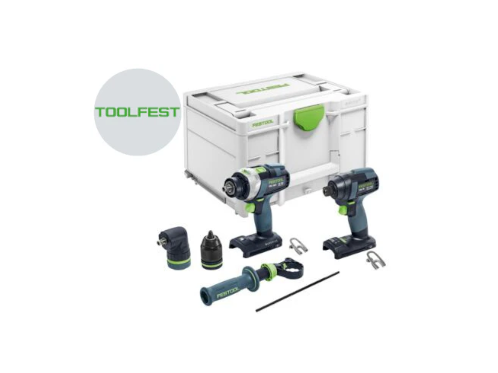 FESTOOL 578834 Combi drill Impact driver set TID1 18 Basic-Set TPC 18/4 (Pre-order)